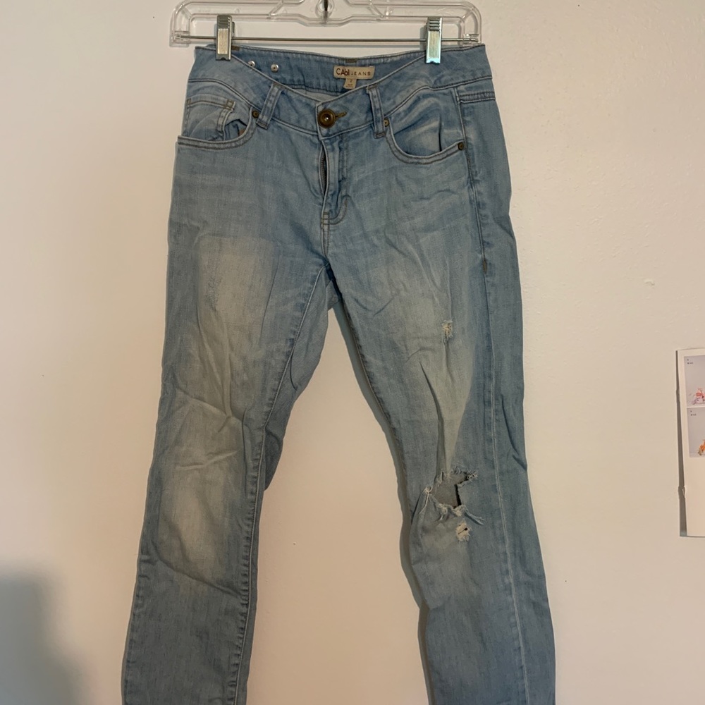 Cabi Midrise Lightwash Jeans